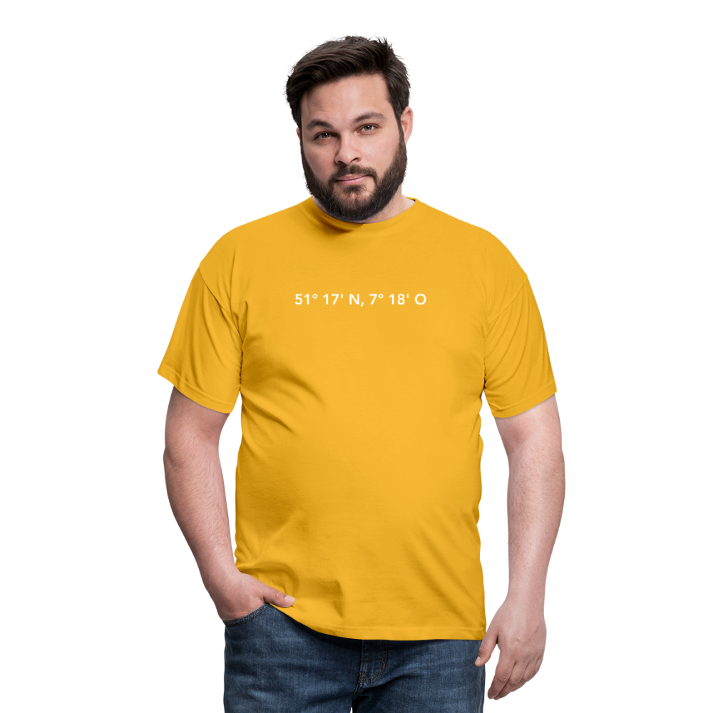T-Shirt Schwelm "GPS" Bright Edition - yellow