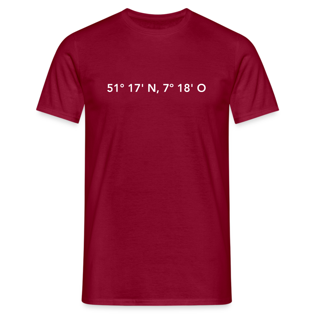 T-Shirt Schwelm "GPS" Bright Edition - brick red