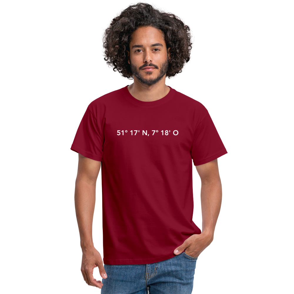 T-Shirt Schwelm "GPS" Bright Edition - brick red