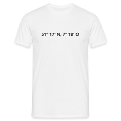 T-Shirt Schwelm "GPS" - white