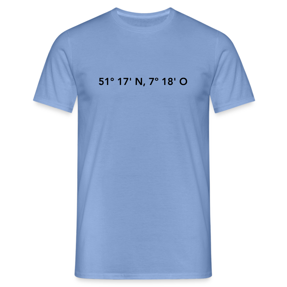 T-Shirt Schwelm "GPS" - carolina blue