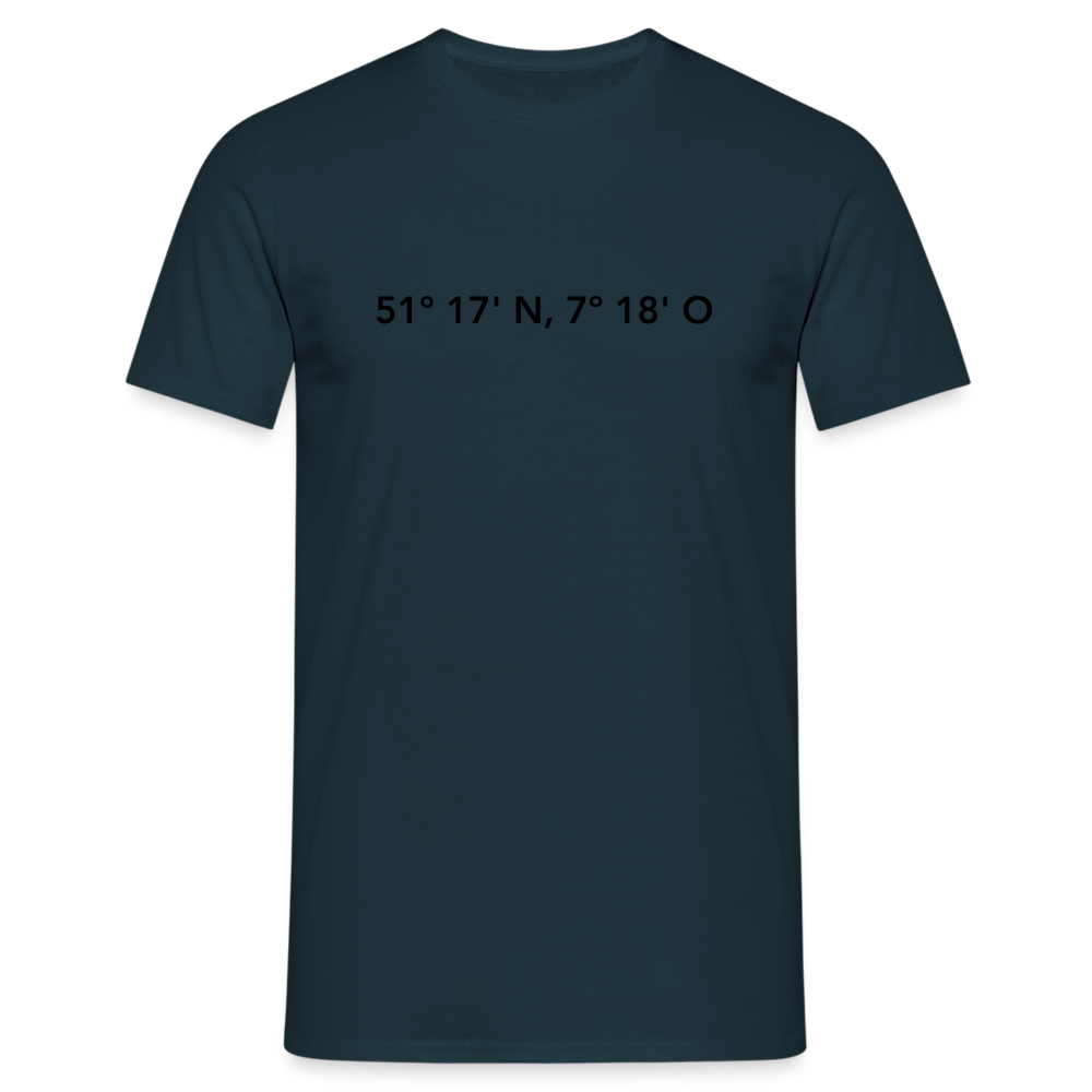 T-Shirt Schwelm "GPS" - navy