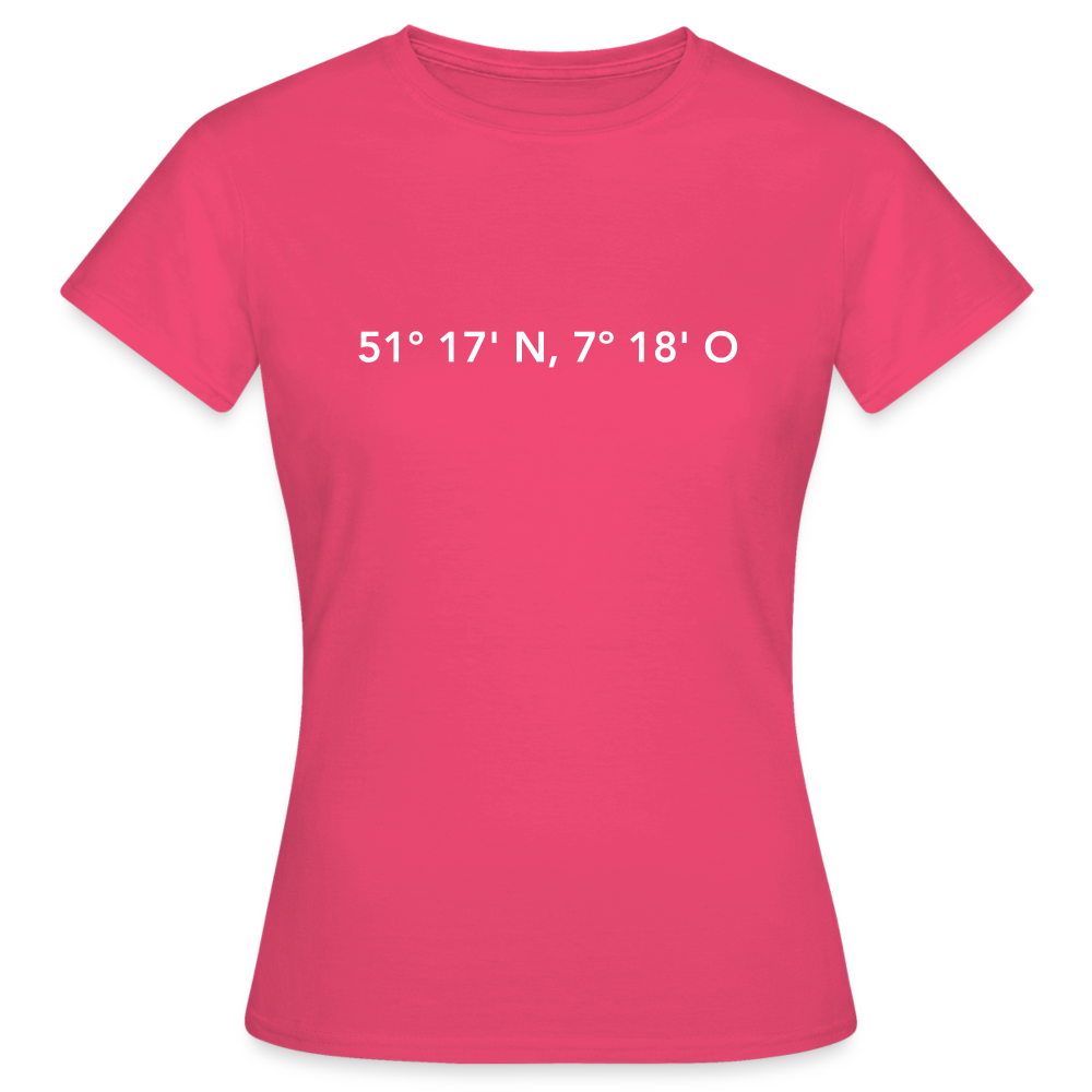 T-Shirt Ladies Schwelm "GPS" Bright Edition - azalea