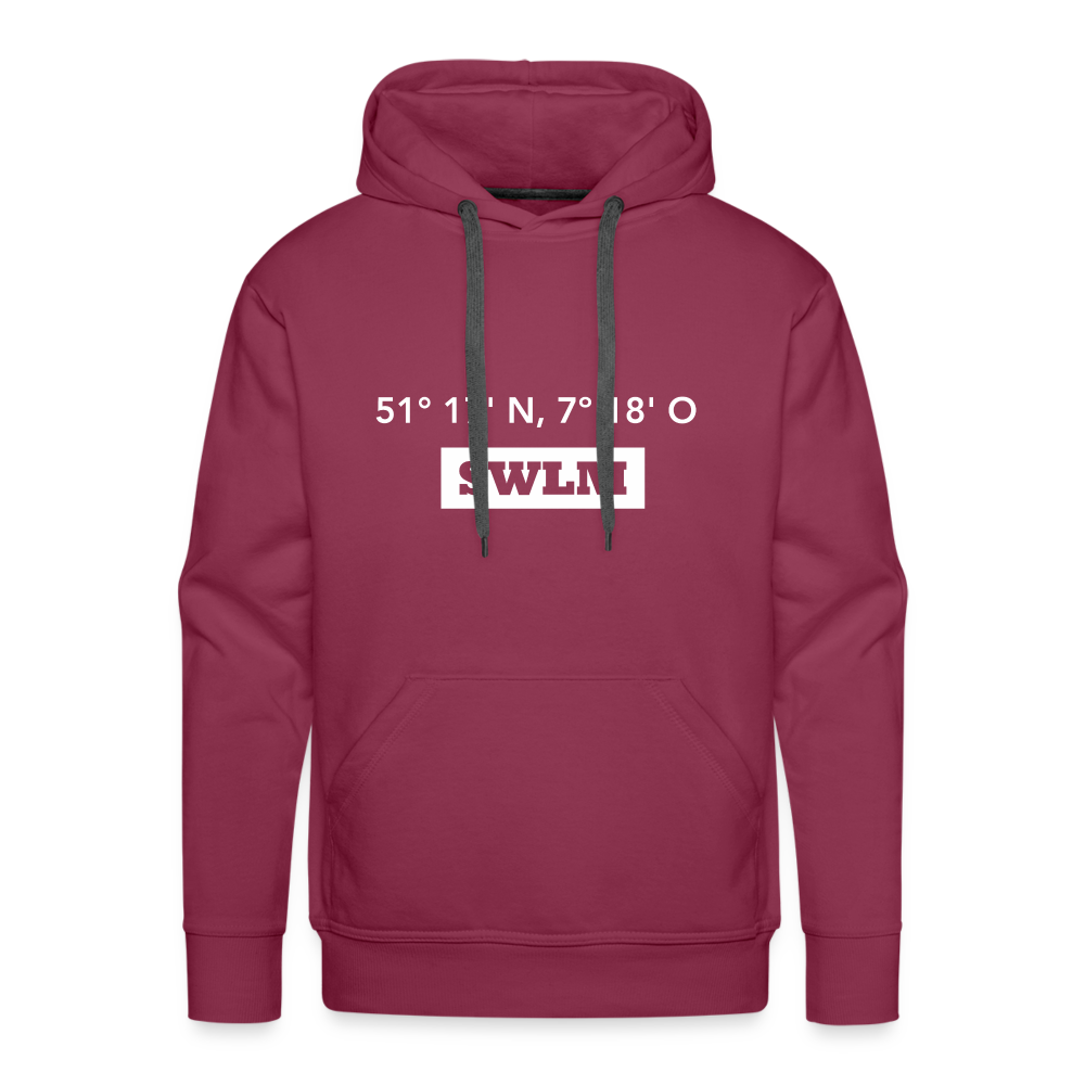 Hoodie Schwelm "SWLM GPS" Bright Edition - bordeaux
