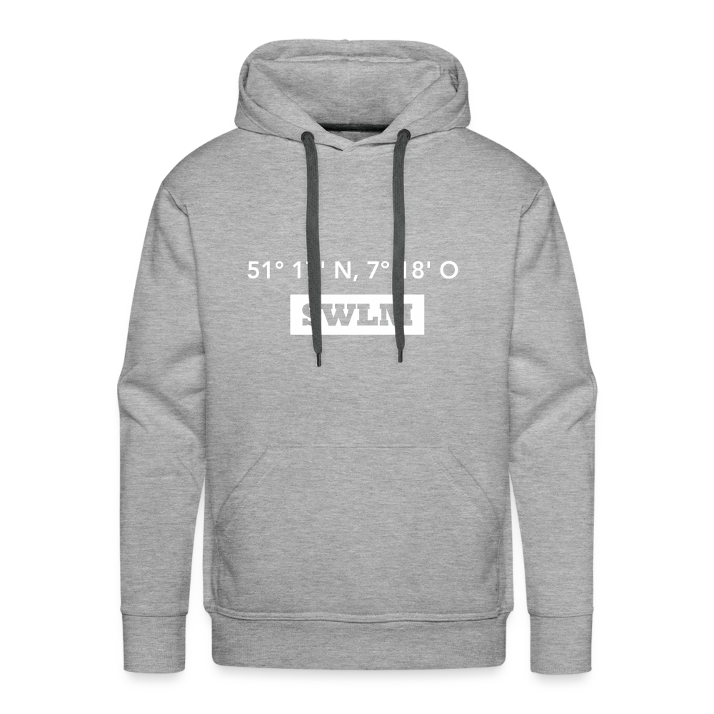 Hoodie Schwelm "SWLM GPS" Bright Edition - heather grey