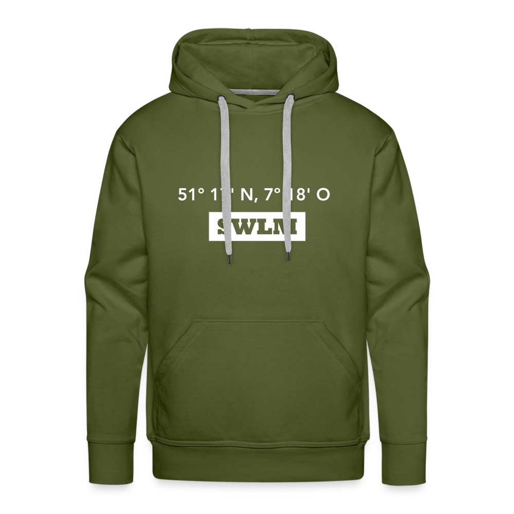 Hoodie Schwelm "SWLM GPS" Bright Edition - olive green