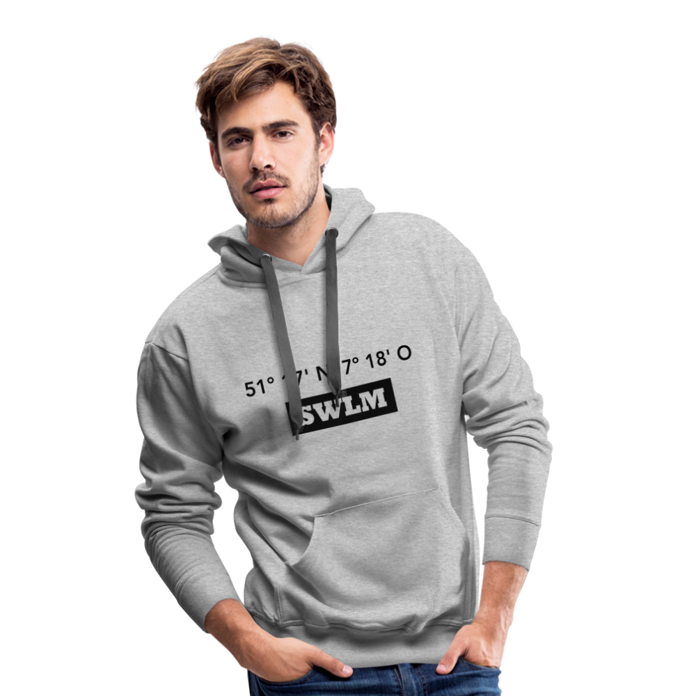 Hoodie Schwelm "SWLM GPS" Dark Edition - heather grey