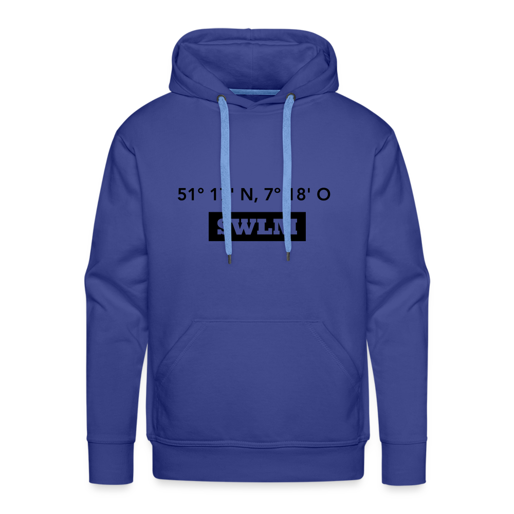 Hoodie Schwelm "SWLM GPS" Dark Edition - royal blue