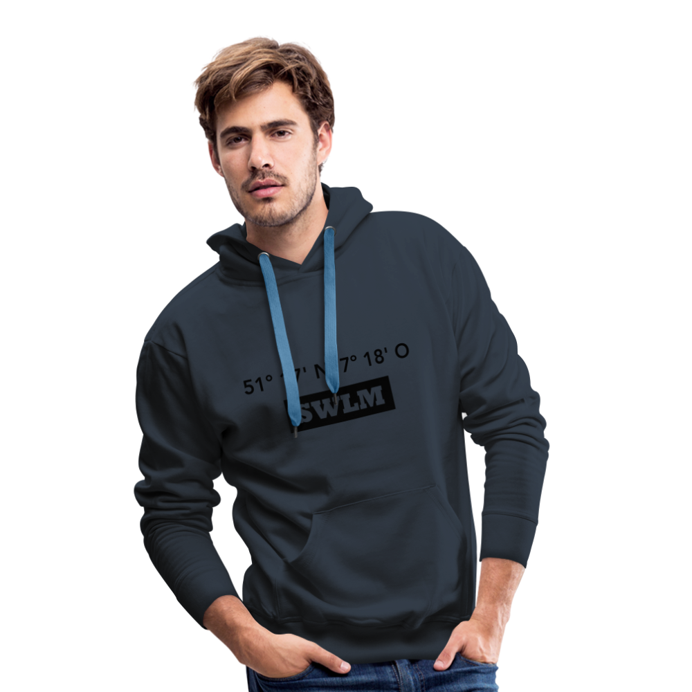 Hoodie Schwelm "SWLM GPS" Dark Edition - navy