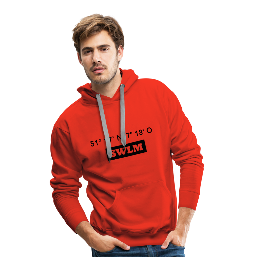 Hoodie Schwelm "SWLM GPS" Dark Edition - red