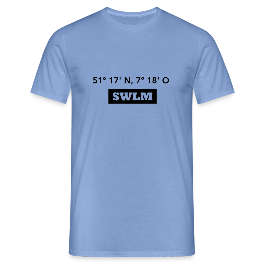 T-Shirt Schwelm "SWLM GPS" - carolina blue