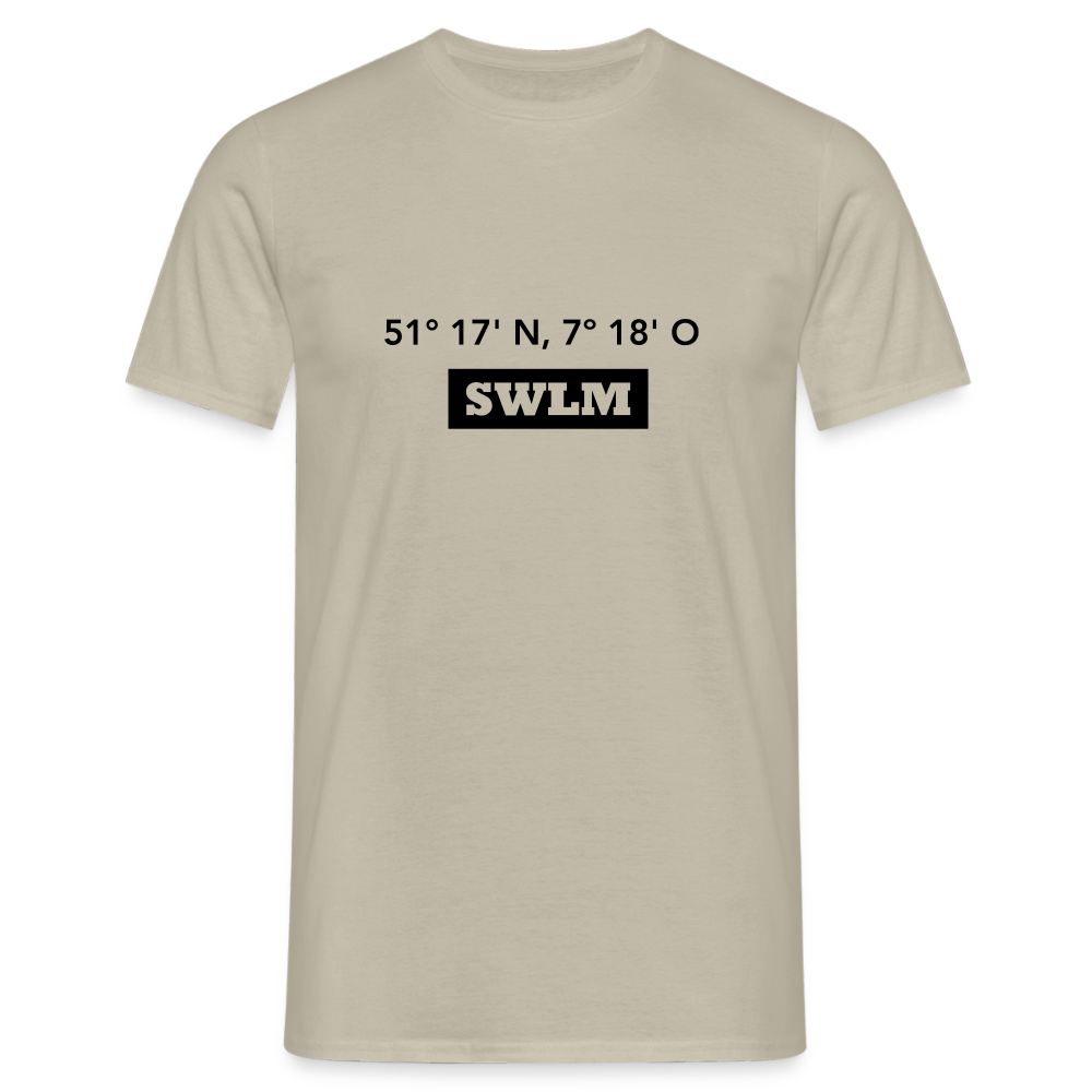 T-Shirt Schwelm "SWLM GPS" - sand beige