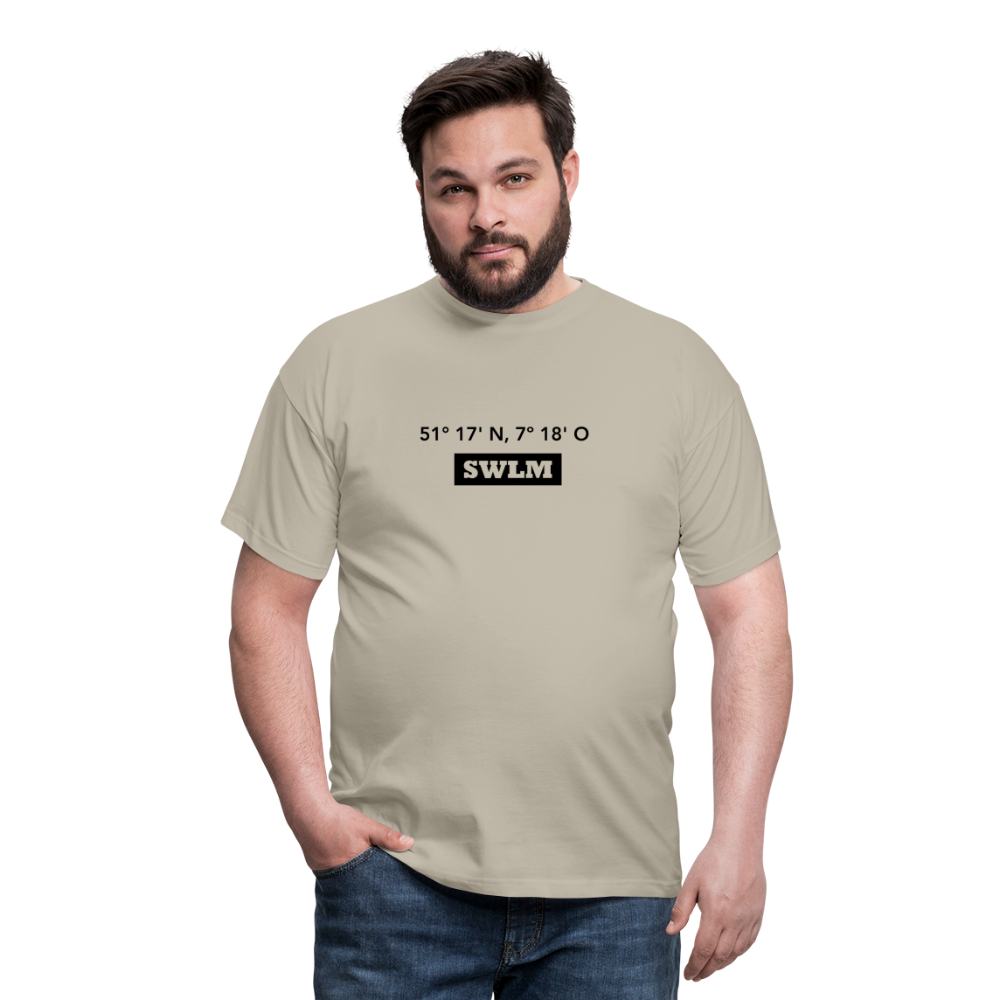 T-Shirt Schwelm "SWLM GPS" - sand beige