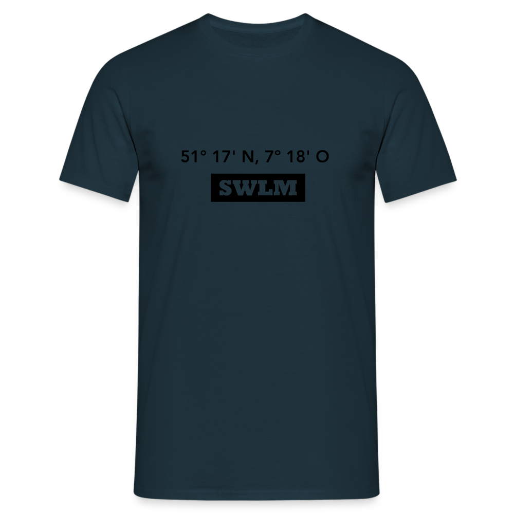 T-Shirt Schwelm "SWLM GPS" - navy