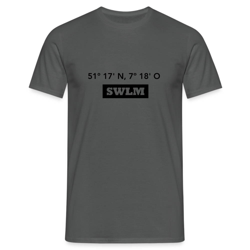 T-Shirt Schwelm "SWLM GPS" - charcoal grey