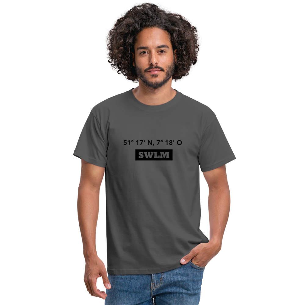 T-Shirt Schwelm "SWLM GPS" - charcoal grey