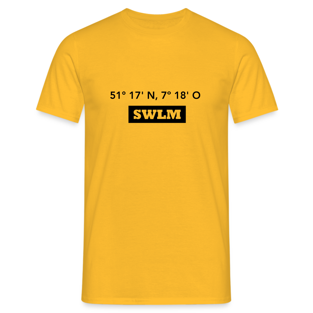T-Shirt Schwelm "SWLM GPS" - yellow