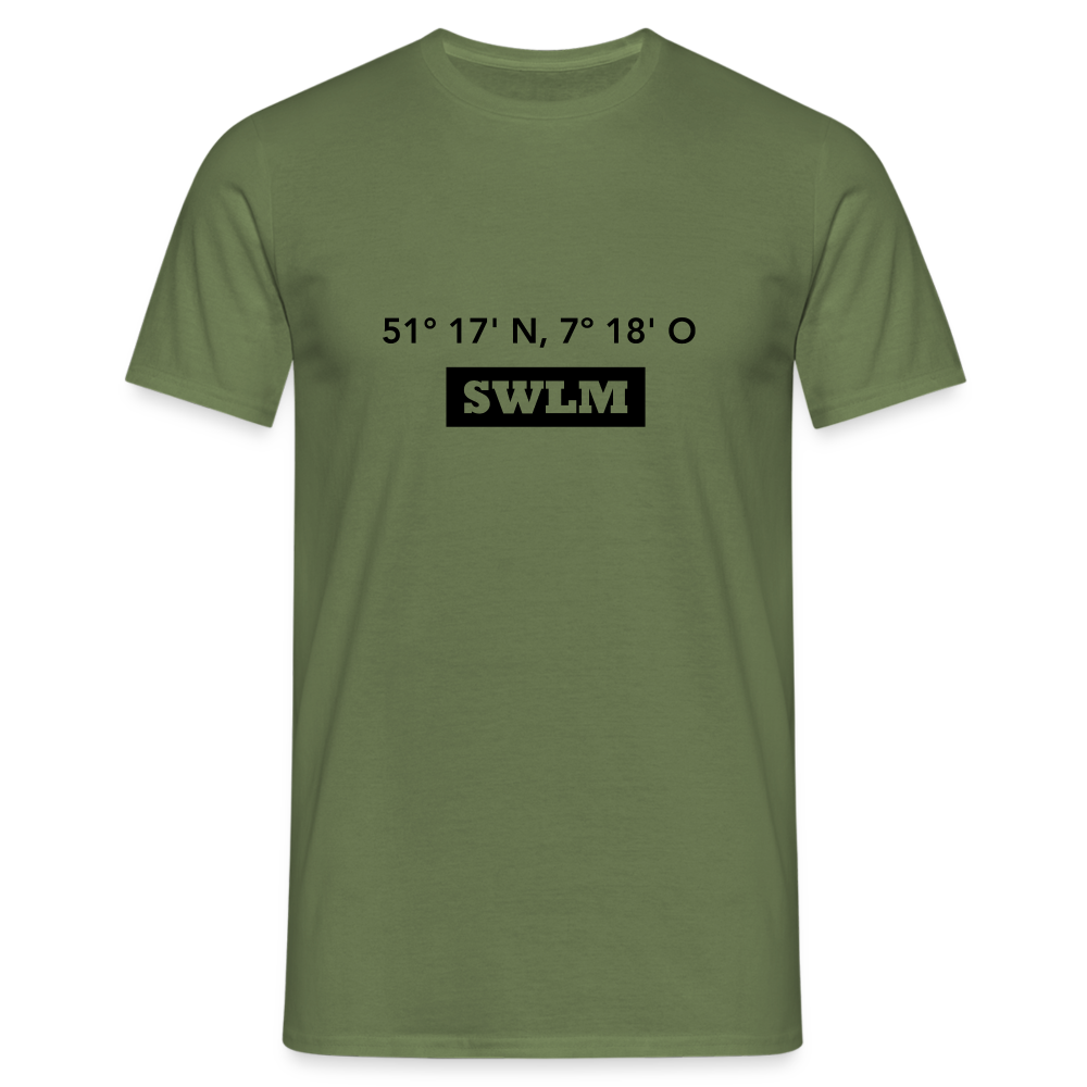 T-Shirt Schwelm "SWLM GPS" - military green