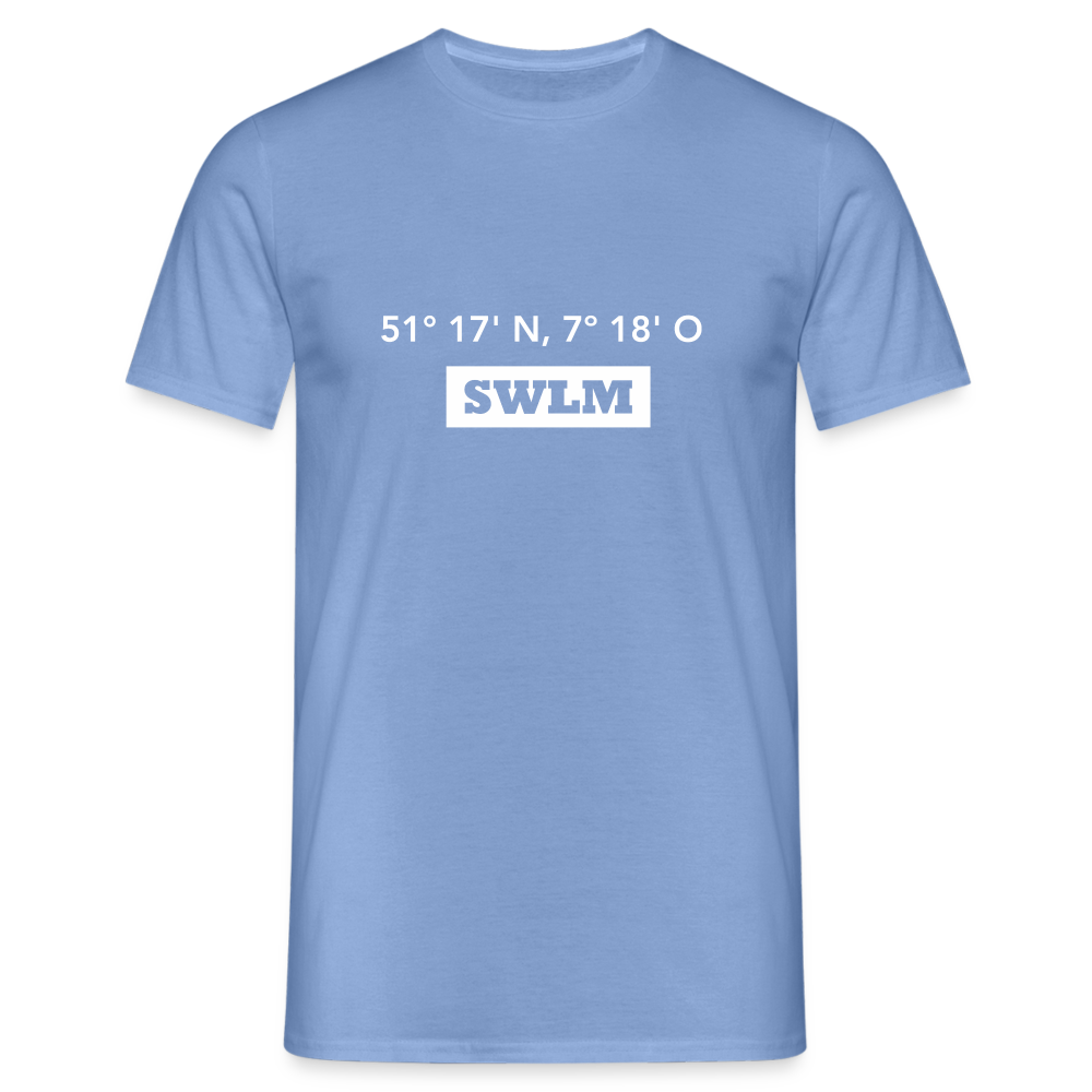 T-Shirt Schwelm "SWLM GPS" Bright Edition - carolina blue