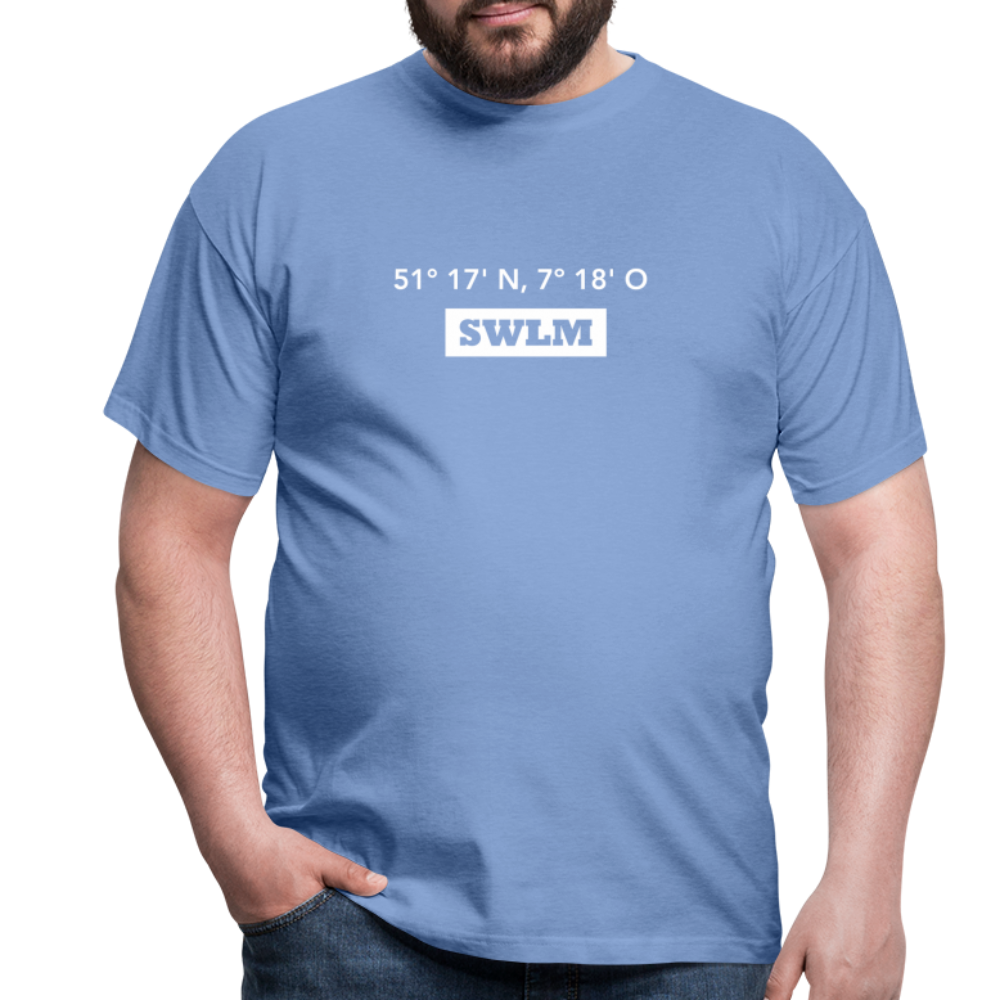 T-Shirt Schwelm "SWLM GPS" Bright Edition - carolina blue
