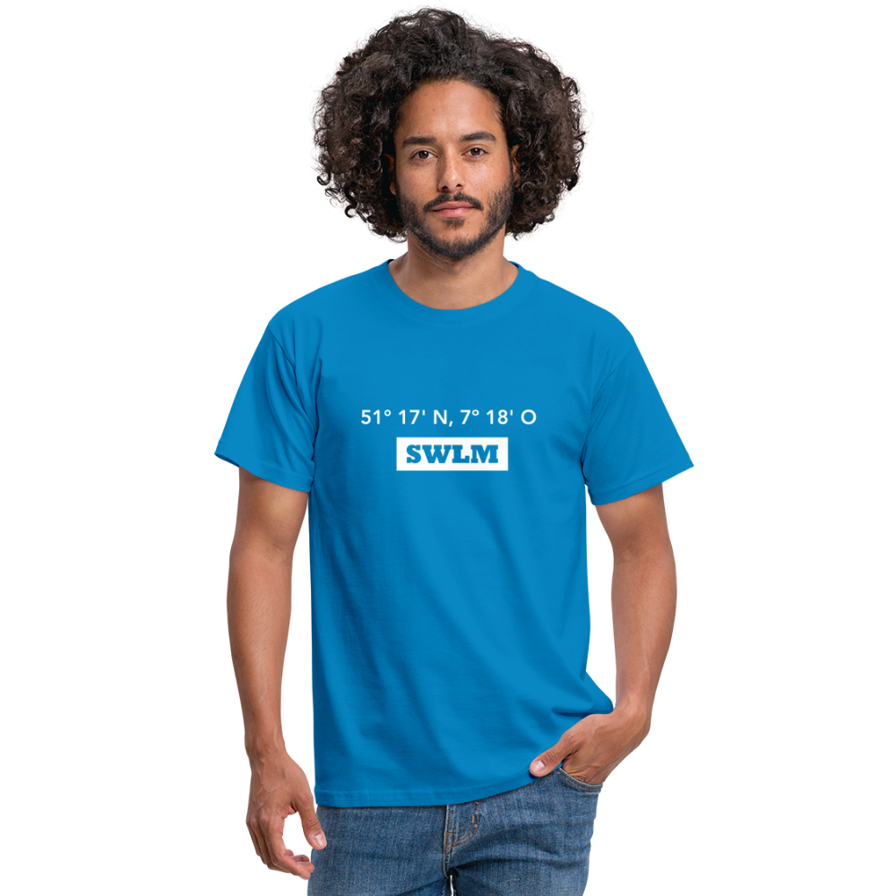 T-Shirt Schwelm "SWLM GPS" Bright Edition - royal blue