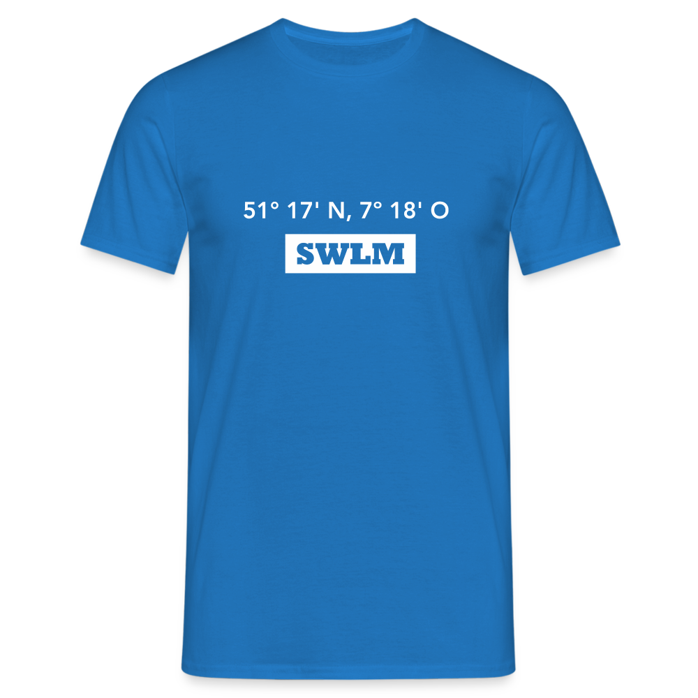 T-Shirt Schwelm "SWLM GPS" Bright Edition - royal blue