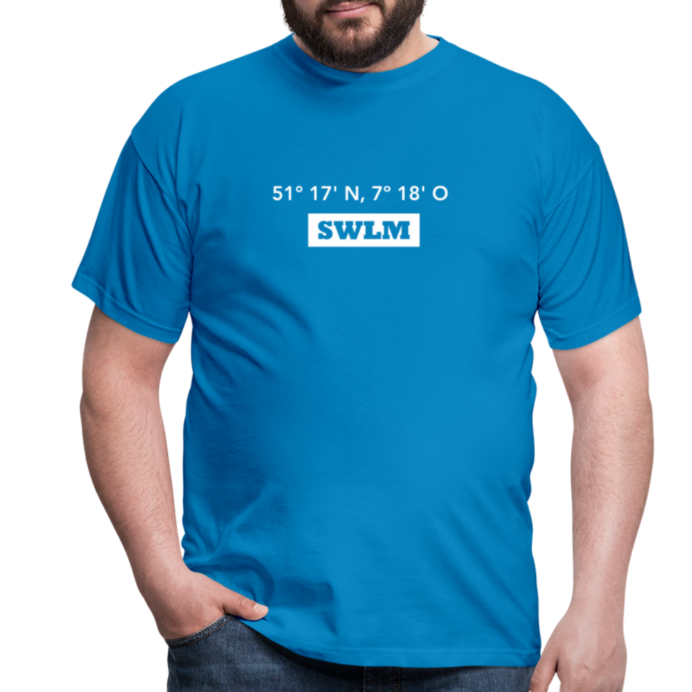 T-Shirt Schwelm "SWLM GPS" Bright Edition - royal blue