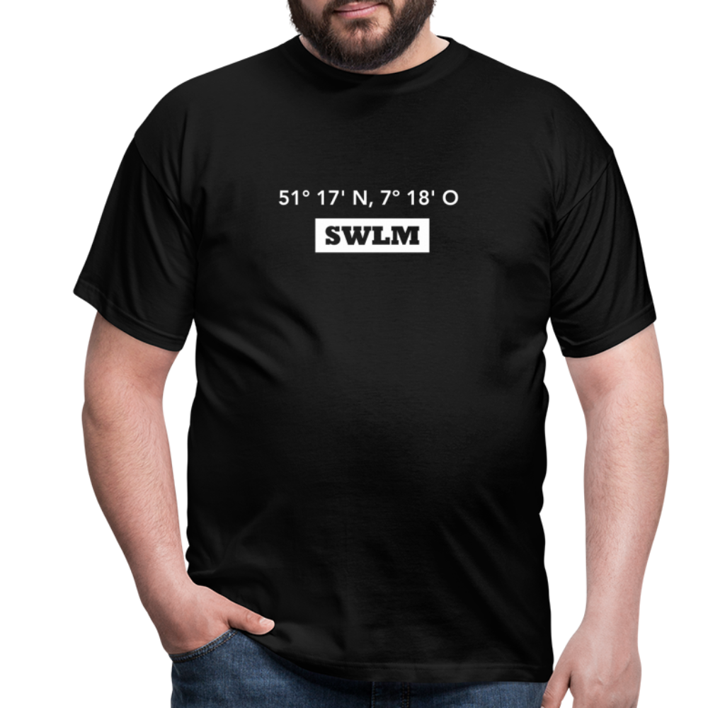 T-Shirt Schwelm "SWLM GPS" Bright Edition - black