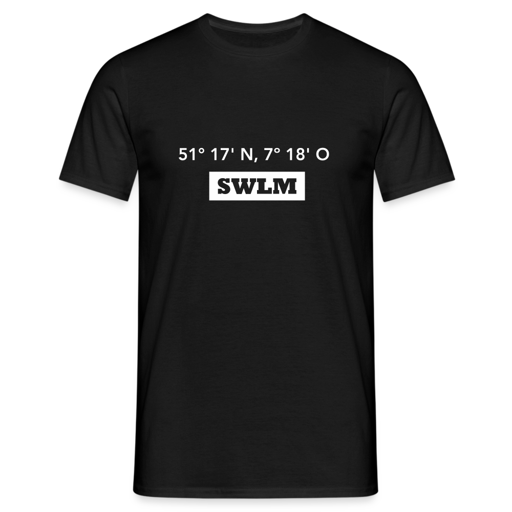 T-Shirt Schwelm "SWLM GPS" Bright Edition - black