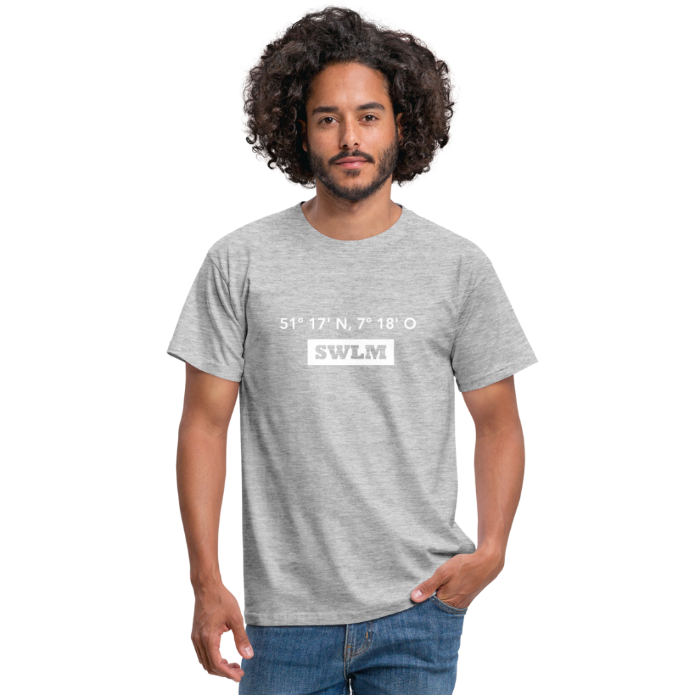 T-Shirt Schwelm "SWLM GPS" Bright Edition - heather grey