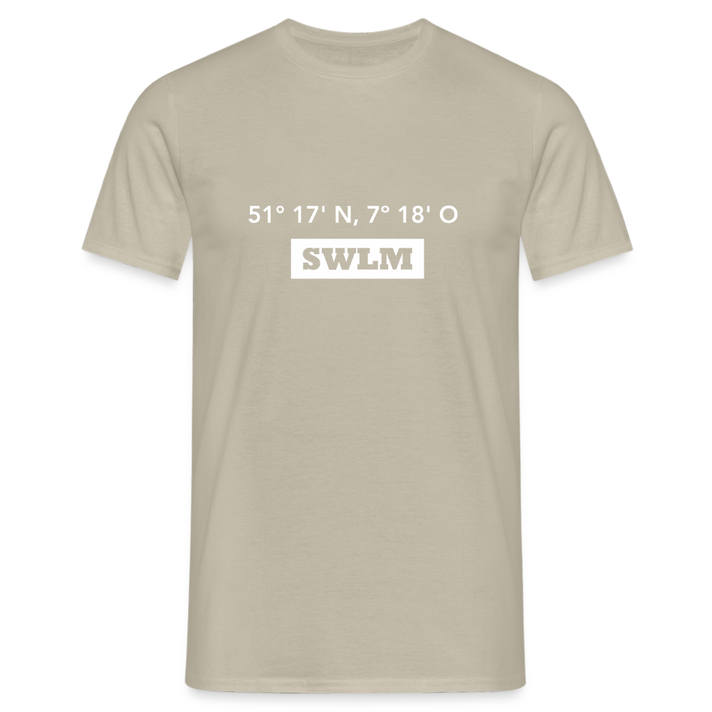 T-Shirt Schwelm "SWLM GPS" Bright Edition - sand beige