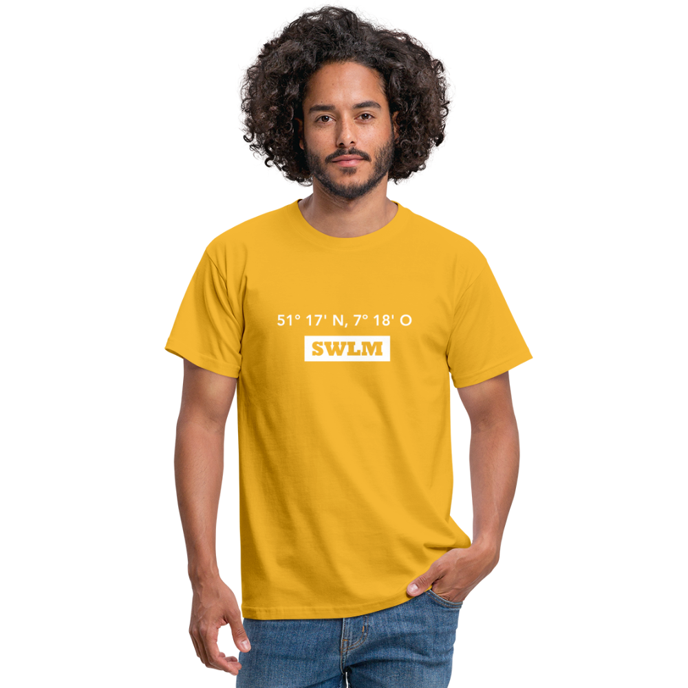 T-Shirt Schwelm "SWLM GPS" Bright Edition - yellow