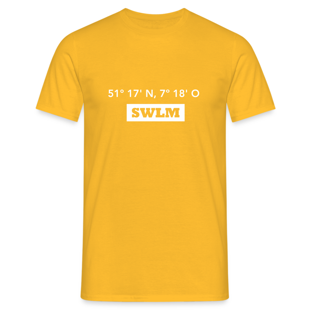T-Shirt Schwelm "SWLM GPS" Bright Edition - yellow