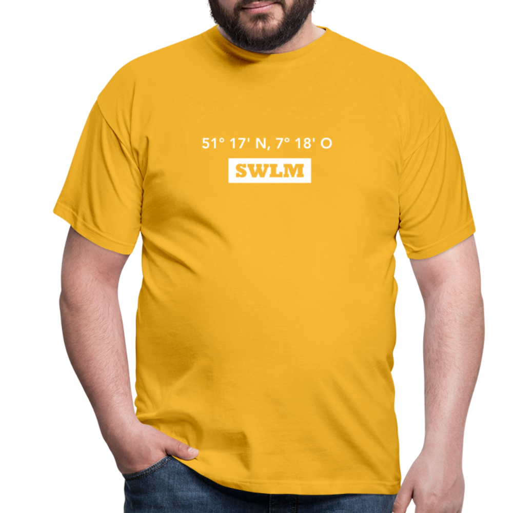 T-Shirt Schwelm "SWLM GPS" Bright Edition - yellow