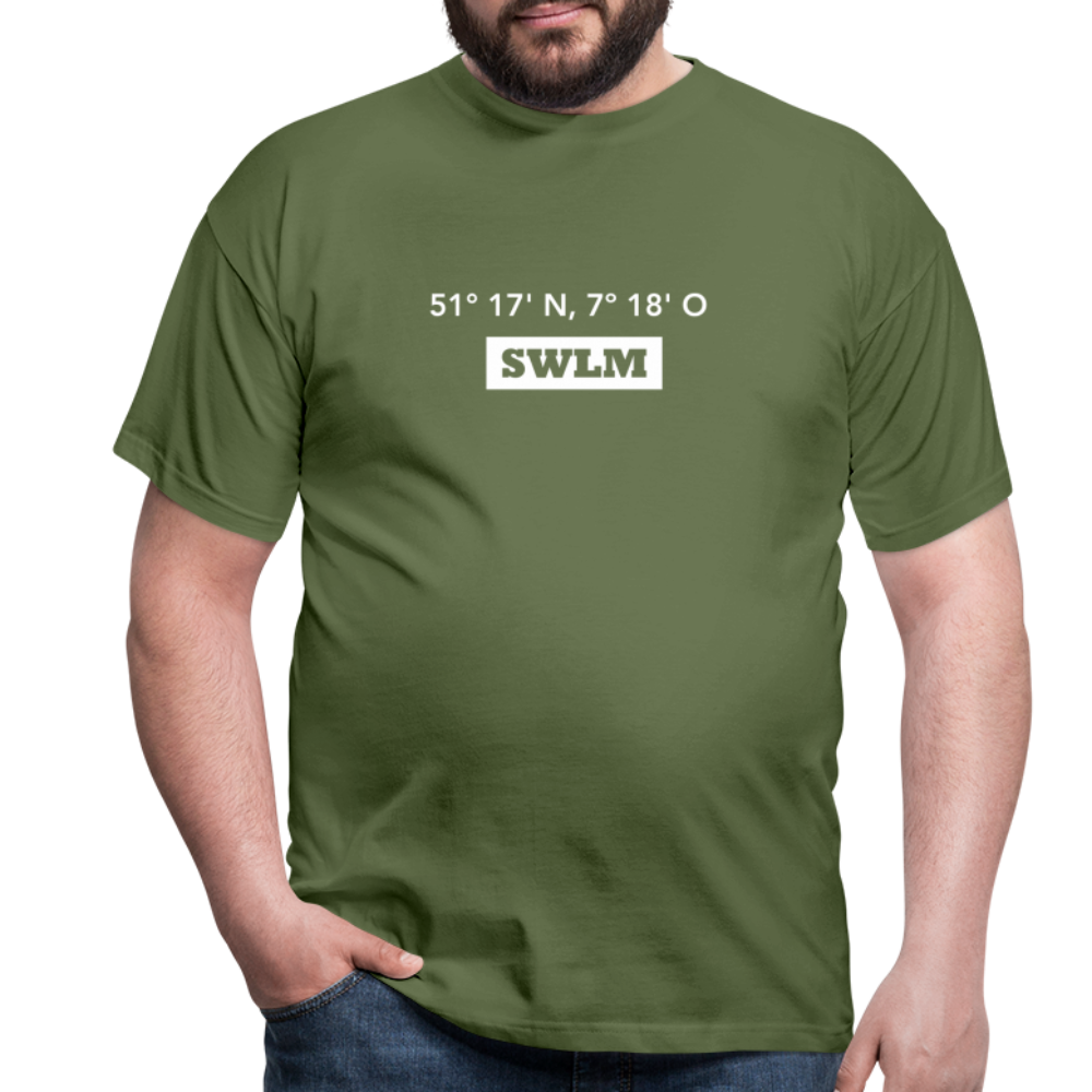T-Shirt Schwelm "SWLM GPS" Bright Edition - military green
