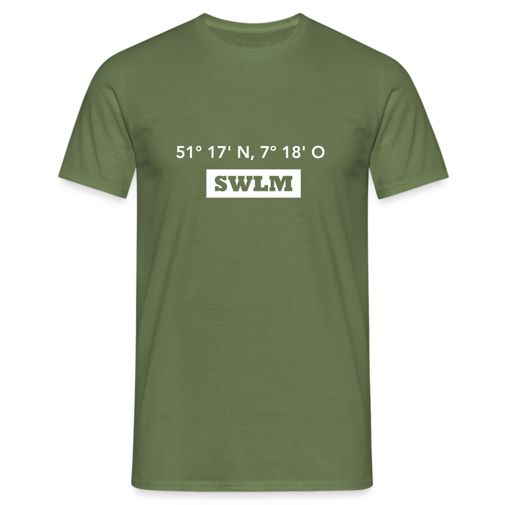 T-Shirt Schwelm "SWLM GPS" Bright Edition - military green