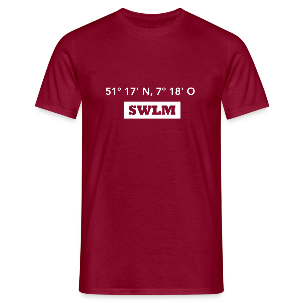 T-Shirt Schwelm "SWLM GPS" Bright Edition - brick red