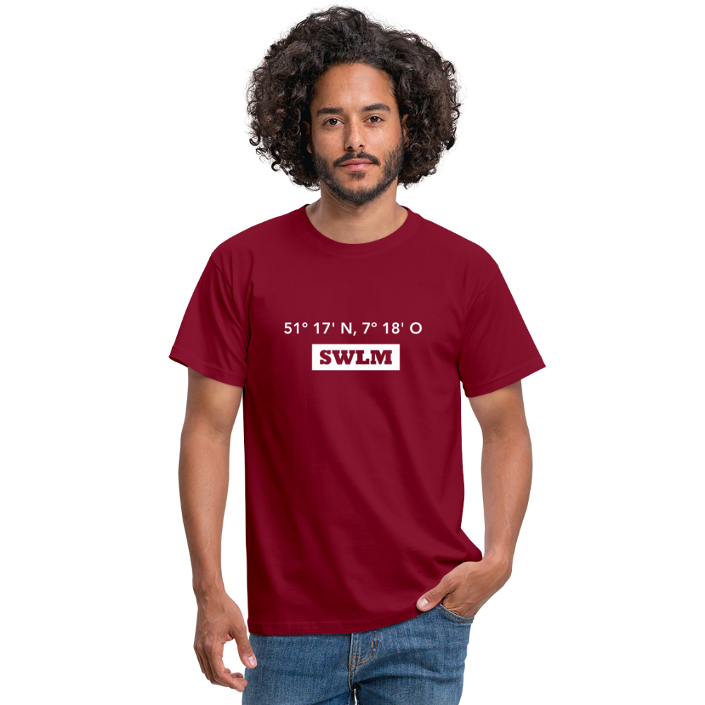 T-Shirt Schwelm "SWLM GPS" Bright Edition - brick red