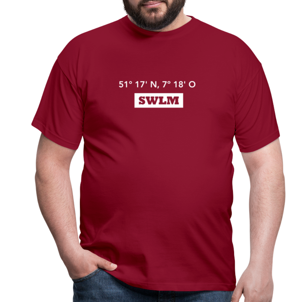 T-Shirt Schwelm "SWLM GPS" Bright Edition - brick red