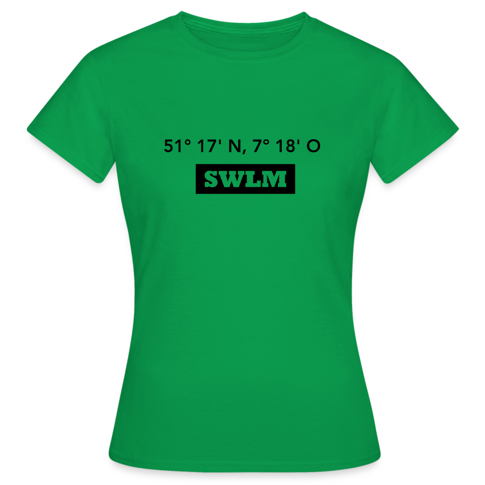 T-Shirt Ladies Schwelm "SWLM GPS" - kelly green