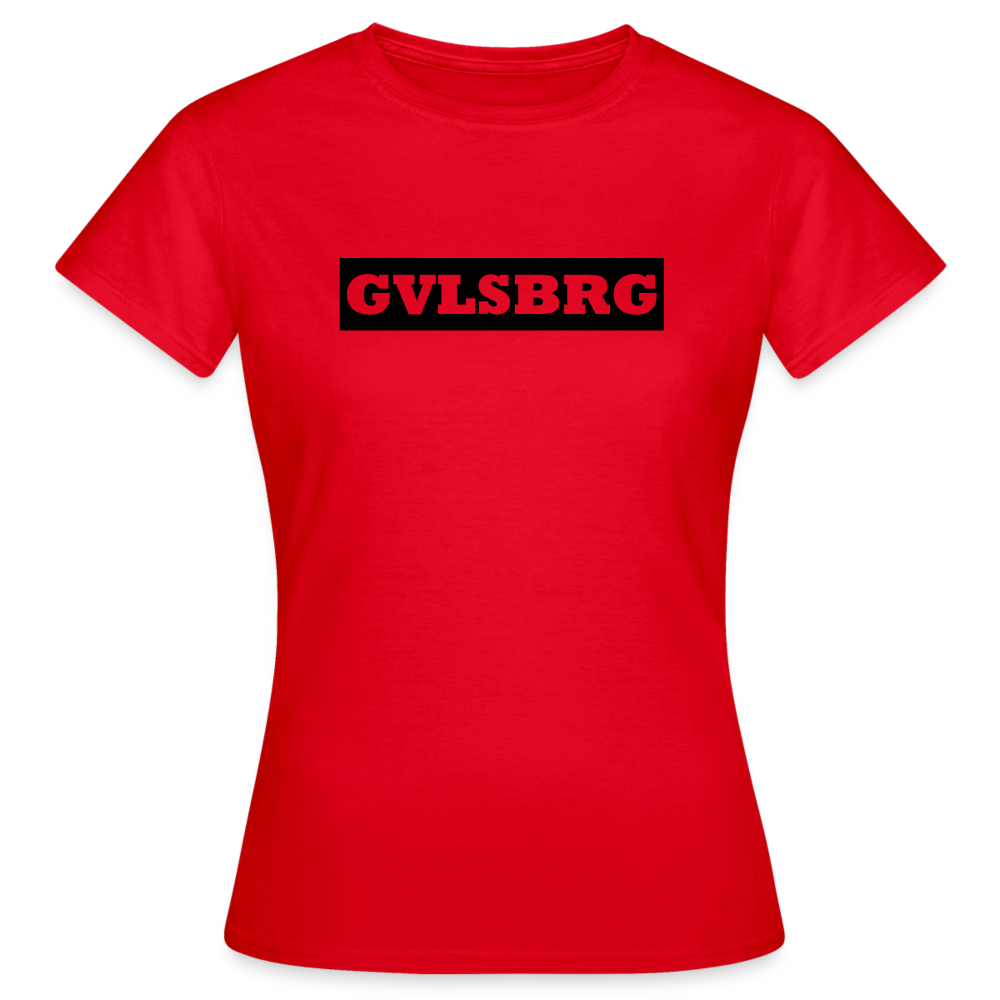 T-Shirt Ladies Gevelsberg "GVLSBRG" - red