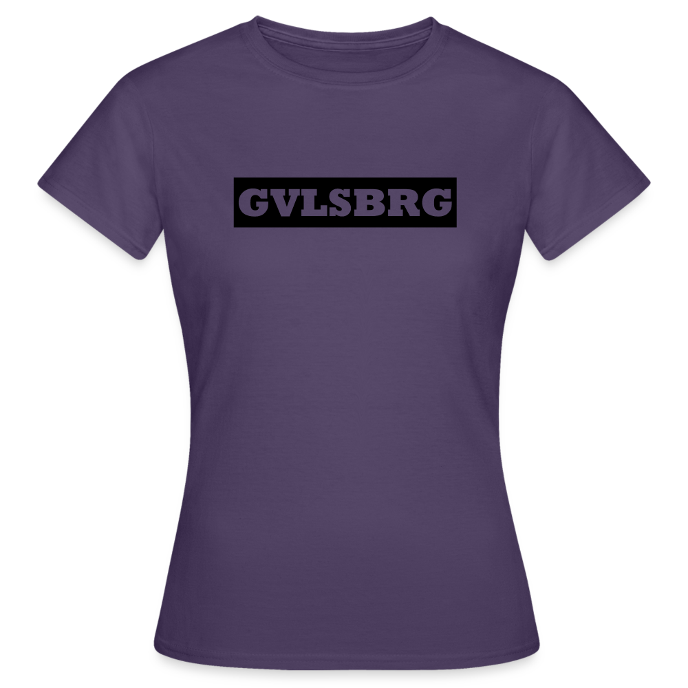 T-Shirt Ladies Gevelsberg "GVLSBRG" - dark purple