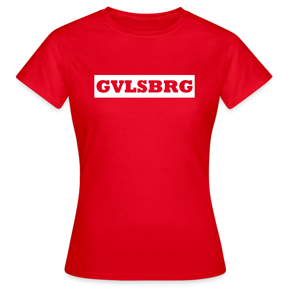 T-Shirt Ladies Gevelsberg "GVLSBRG" Bright Edition - red