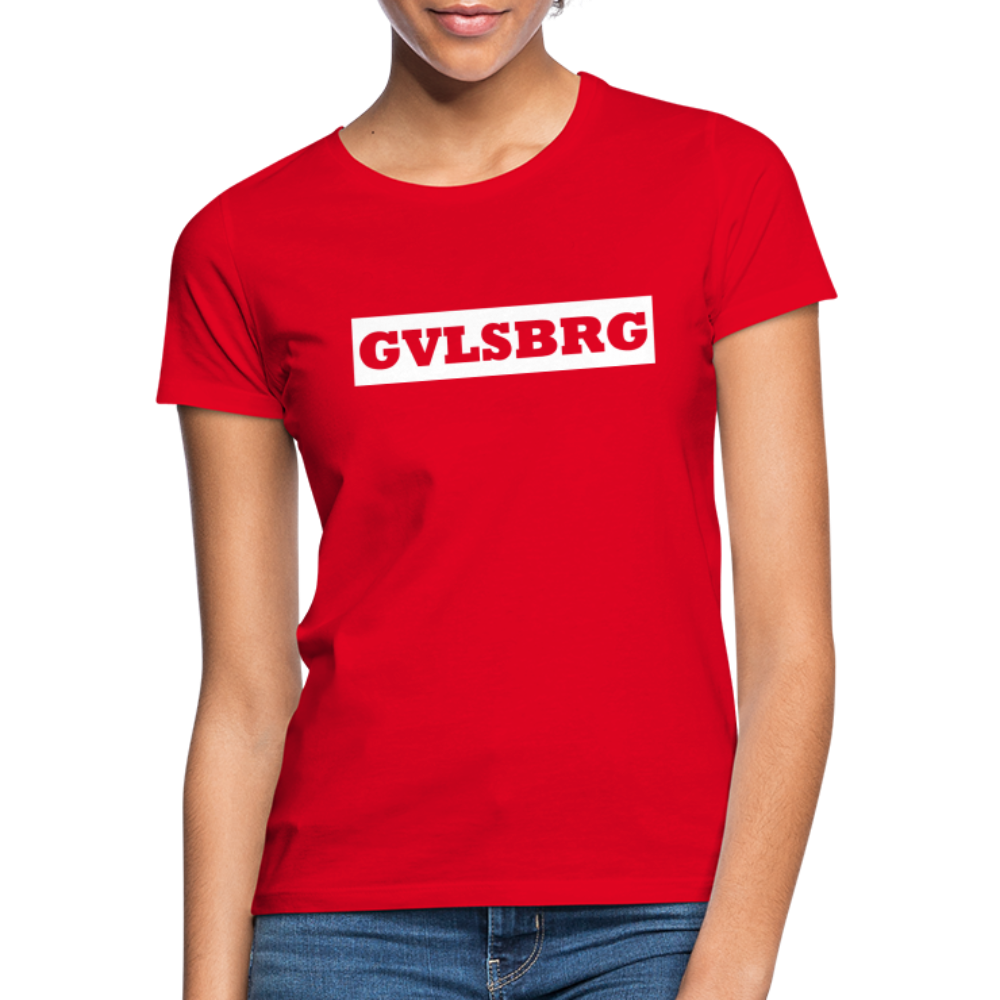 T-Shirt Ladies Gevelsberg "GVLSBRG" Bright Edition - red