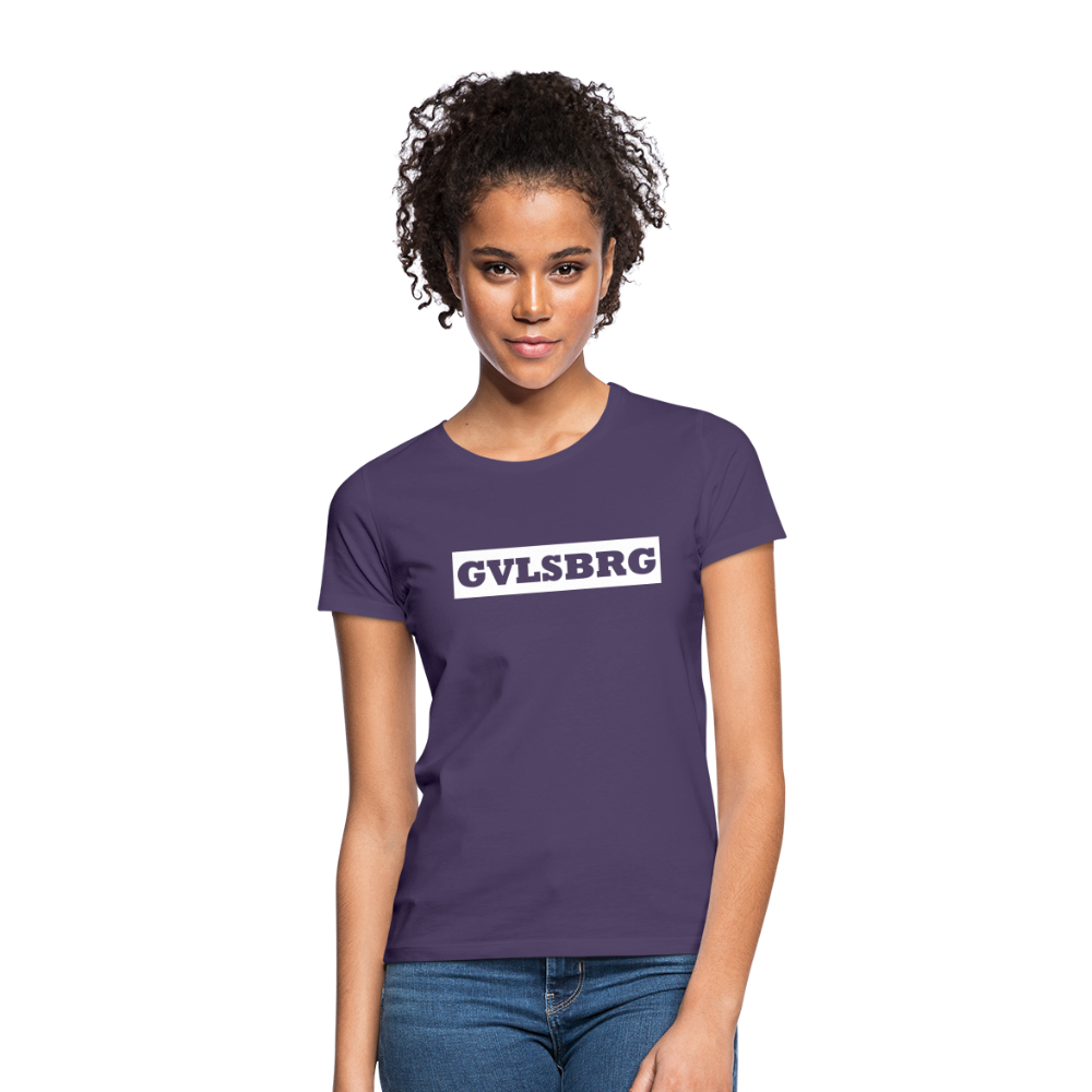 T-Shirt Ladies Gevelsberg "GVLSBRG" Bright Edition - dark purple
