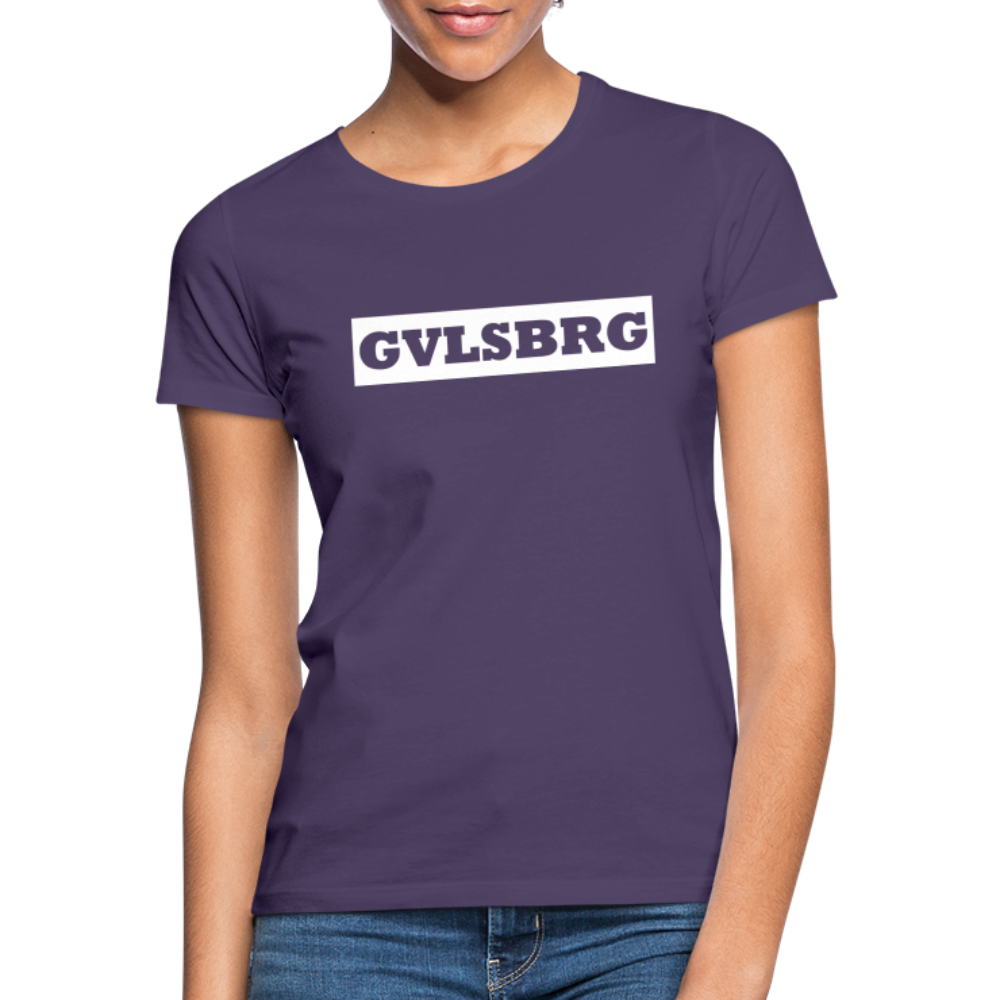 T-Shirt Ladies Gevelsberg "GVLSBRG" Bright Edition - dark purple