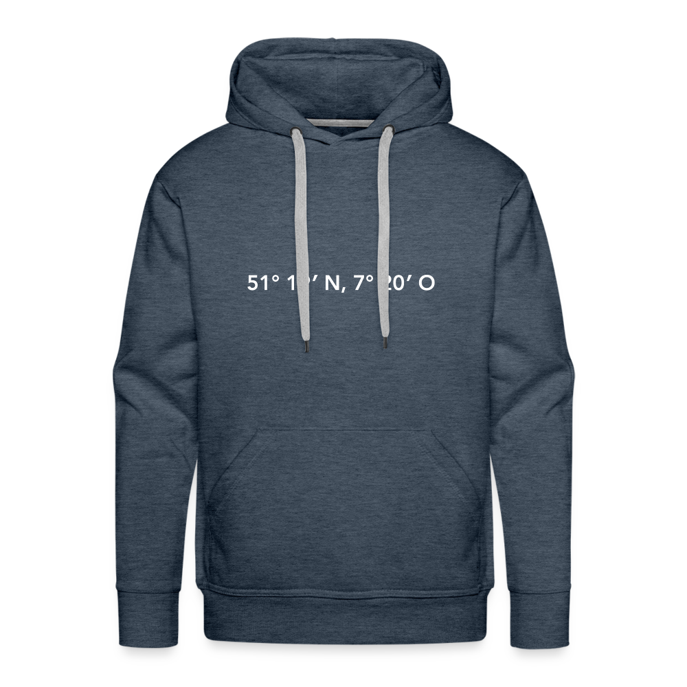 Hoodie Gevelsberg "GPS" Bright Edition - heather denim
