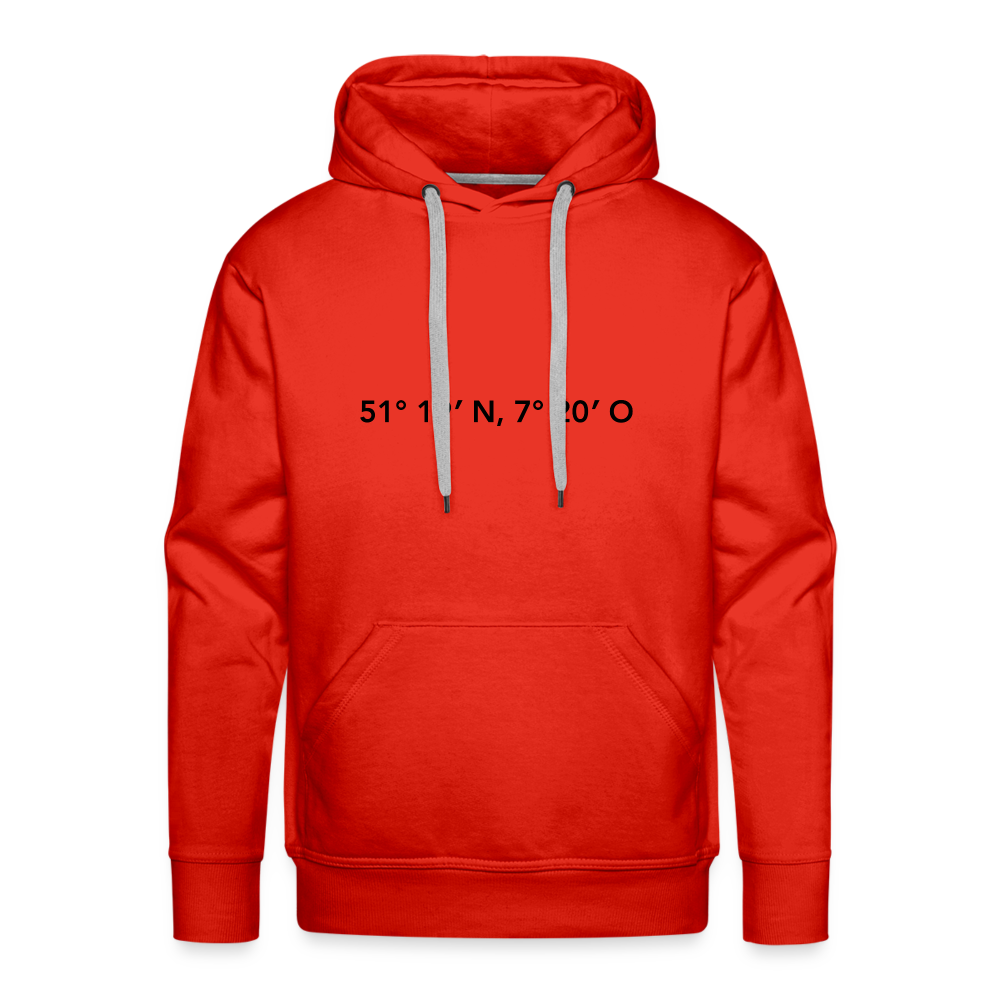 Hoodie Gevelsberg "GPS" Dark Edition - red