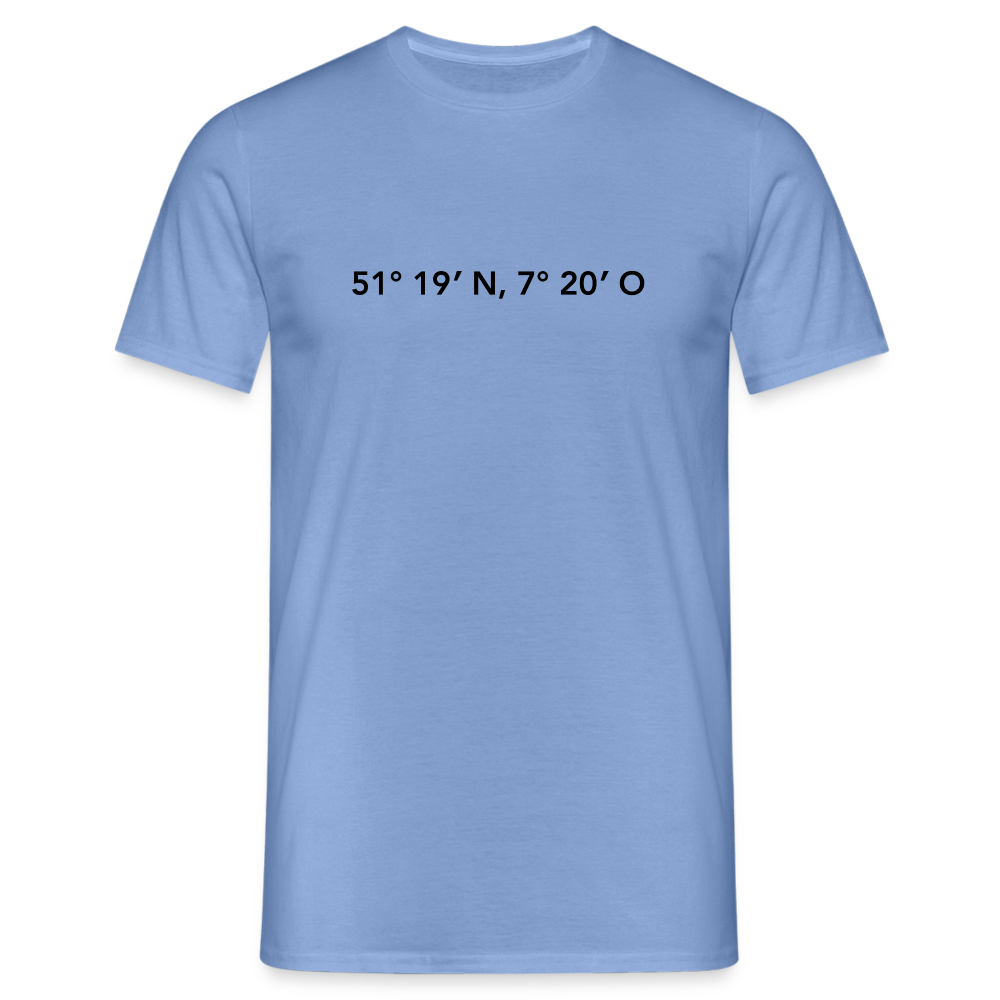 T-Shirt Gevelsberg "GPS" - carolina blue