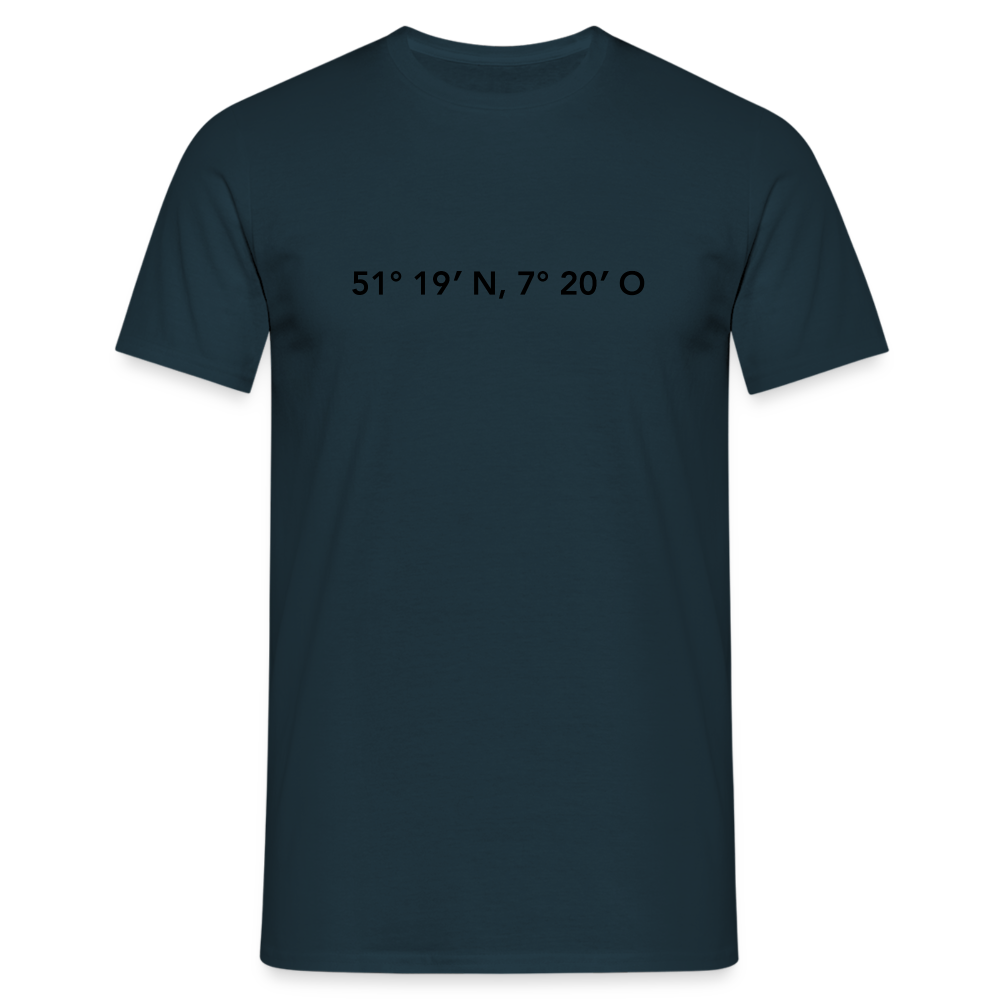 T-Shirt Gevelsberg "GPS" - navy